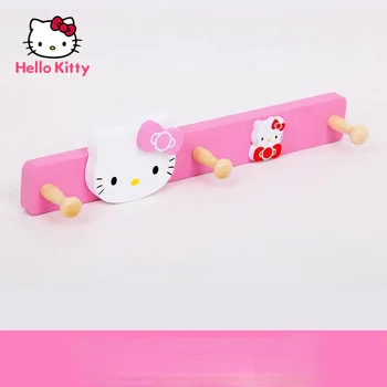 Модный мультяшный кухонный крючок Hello Kitty, детский сад, бесшовный липкий крючок, дверной задний крючок, липкий крючок